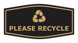 Fancy Please Recycle Wall or Door Sign