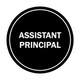 Signs ByLITA Circle Assistant Principal Sign