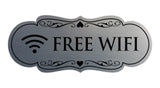 Signs ByLITA Designer Free Wifi Sign