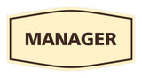 Fancy Manager Sign