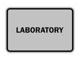 Signs ByLITA Classic Framed Laboratory Sign