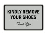 Signs ByLITA Classic Framed Kindly Remove Your Shoes