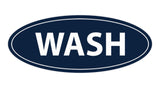 Oval Wash Sign