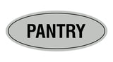 Signs ByLITA Oval Pantry Sign