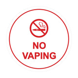 Signs ByLITA Circle No Vaping Sign