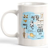 Crazy Cat Lady 11oz Coffee Mug - Funny Novelty Souvenir