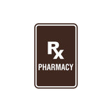 Portrait Round Rx Pharmacy Sign