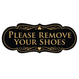 Designer PLEASE REMOVE YOUR SHOES Thank You Sign