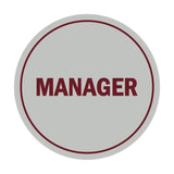 Signs ByLITA Circle Manager Sign