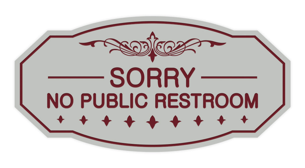 victorian-sorry-no-public-restroom-sign-all-quality for Sorry No Public Restroom Sign Printable Free Victorian Sorry No Public Restroom Sign – All Quality for Sorry No Public Restroom Sign Printable Free