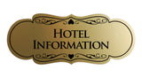 Signs ByLITA Designer Hotel Information Sign