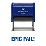 Blue Epic Fail Novelty Stamp