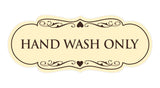 Signs ByLITA Designer Hand Wash Only Sign