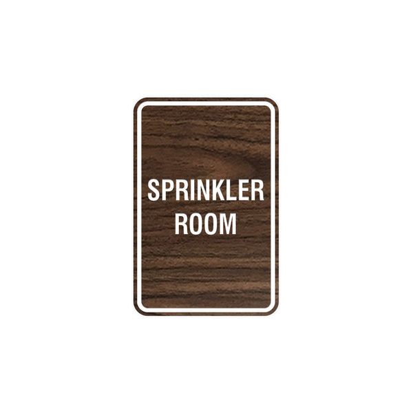 Portrait Round Sprinkler Room Sign – All Quality