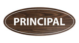 Signs ByLITA Oval Principal Sign
