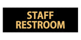 Signs ByLITA Basic Staff Restroom