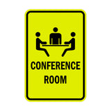 Portrait Round Conference Room Sign