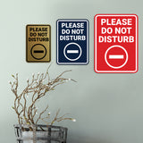 Portrait Round Please Do Not Disturb Wall or Door Sign