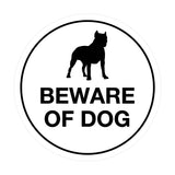 Signs ByLITA Circle Beware Of Dog Sign