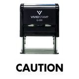 CAUTION Self Inking Rubber Stamp