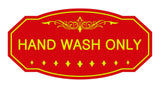 Victorian Hand Wash Only Sign