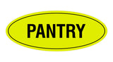 Signs ByLITA Oval Pantry Sign