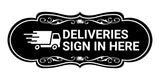 Designer Deliveries Sign In Here Wall or Door Sign