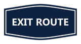 Signs ByLITA Fancy Exit Route Sign