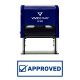 Approved W/Checkbox Office Self-Inking Office Rubber Stamp