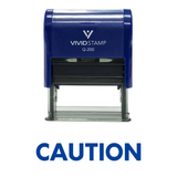 CAUTION Self Inking Rubber Stamp