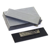 1" x 3" Name Tag Badge Blanks with Magnetic Backing - 25 Pack