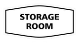 White Signs ByLITA Fancy Storage Room Sign