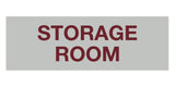Light Grey / Burgundy Signs ByLITA Basic Storage Room