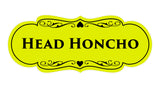 Signs ByLITA Designer Head Honcho Sign