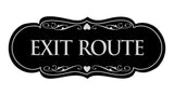 Signs ByLITA Designer Exit Route Sign