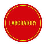 Signs ByLITA Circle Laboratory Sign