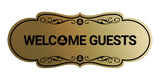 Designer Welcome Guests Wall or Door Sign