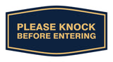 Signs ByLITA Fancy Please Knock Before Entering Sign