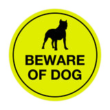 Signs ByLITA Circle Beware Of Dog Sign