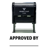 APPROVED BY Self Inking Rubber Stamp