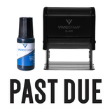 Classic Past Due Self Inking Rubber Stamp Combo with Refill