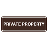 Standard Private Property Sign