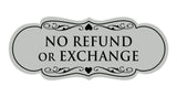 Signs ByLITA Designer No Refund Or Exchange Sign