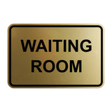 Signs ByLITA Classic Framed Waiting Room Sign