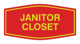 Fancy Janitor Closet Sign
