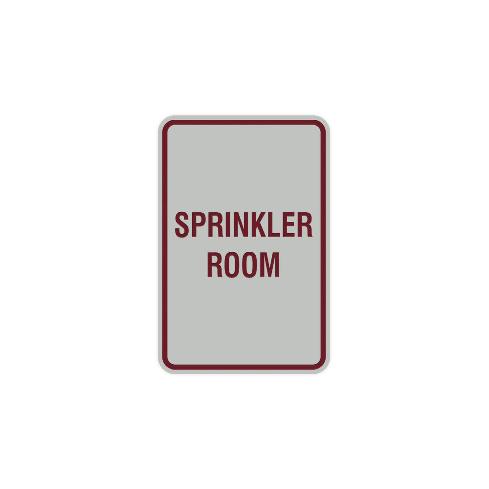Portrait Round Sprinkler Room Sign
