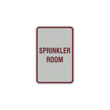 Portrait Round Sprinkler Room Sign