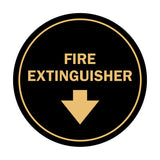 Signs ByLITA Circle Fire Extinguisher Sign
