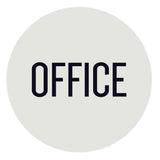 Circle OFFICE Wall / Door Sign