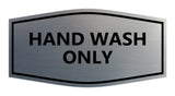 Signs ByLITA Fancy Hand Wash Only Sign
